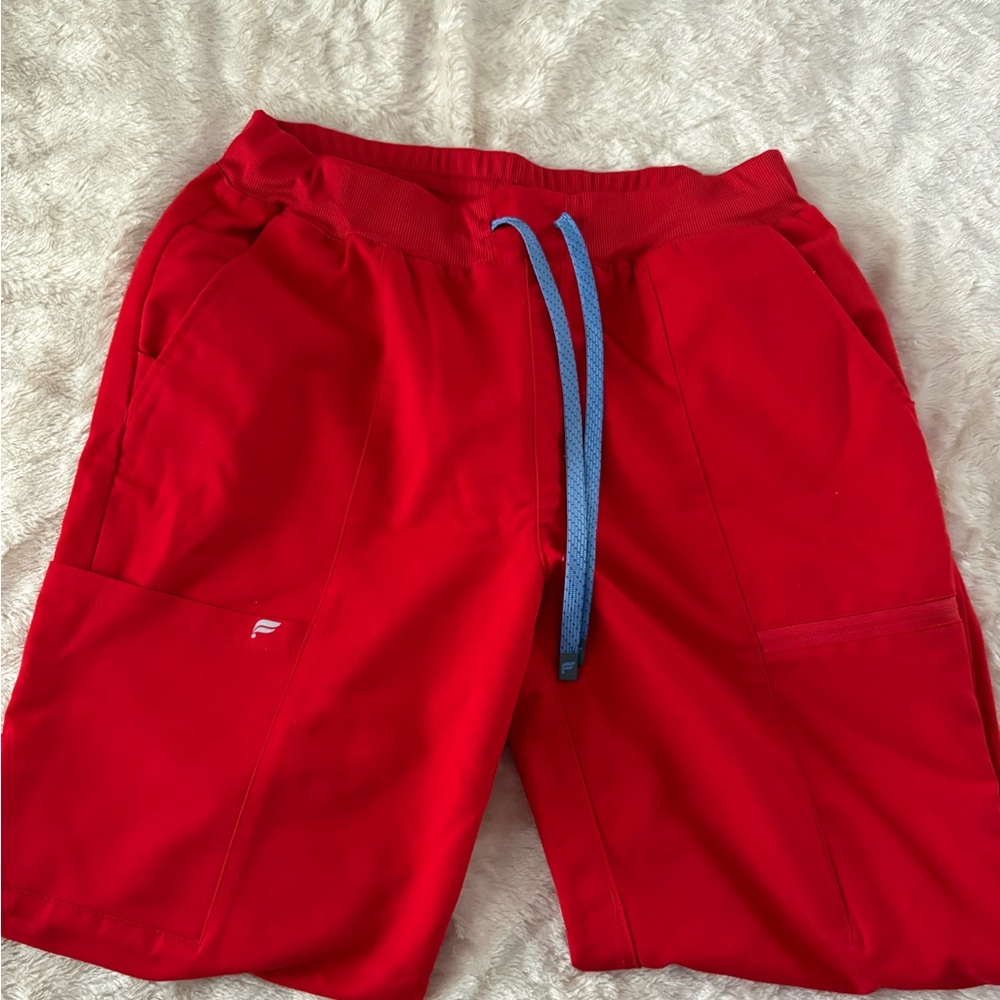 Red Scrub Pants